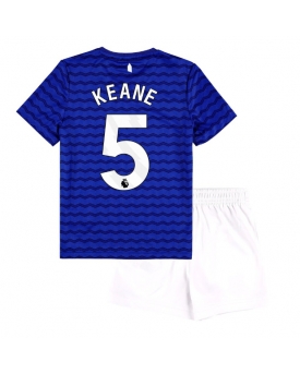 Billige Fotballdrakt Everton Michael Keane #5 Replika Hjemmedraktsett Barn 2025-26 Kortermet (med bukser)